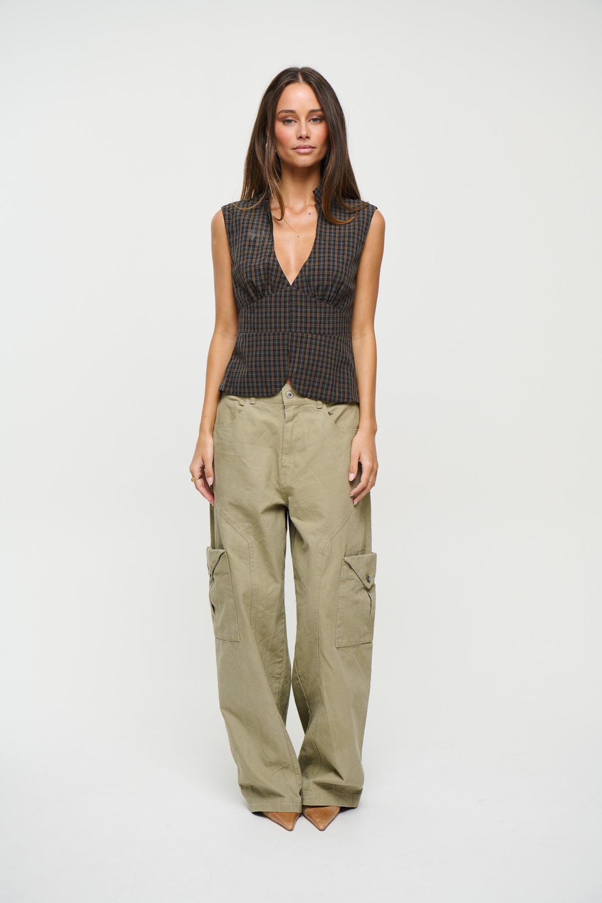 Lucie Top Brown
