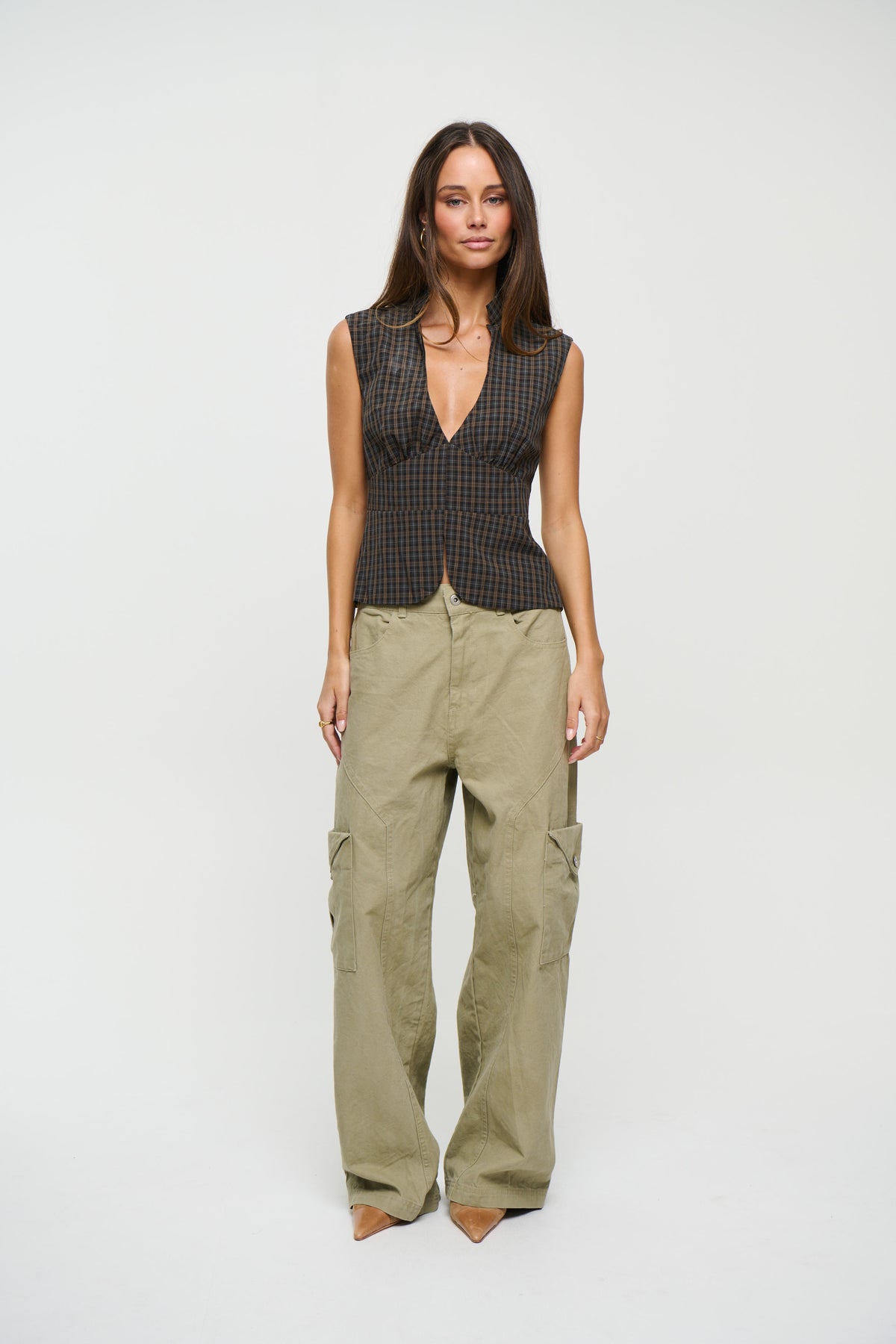 Lucie Top Brown