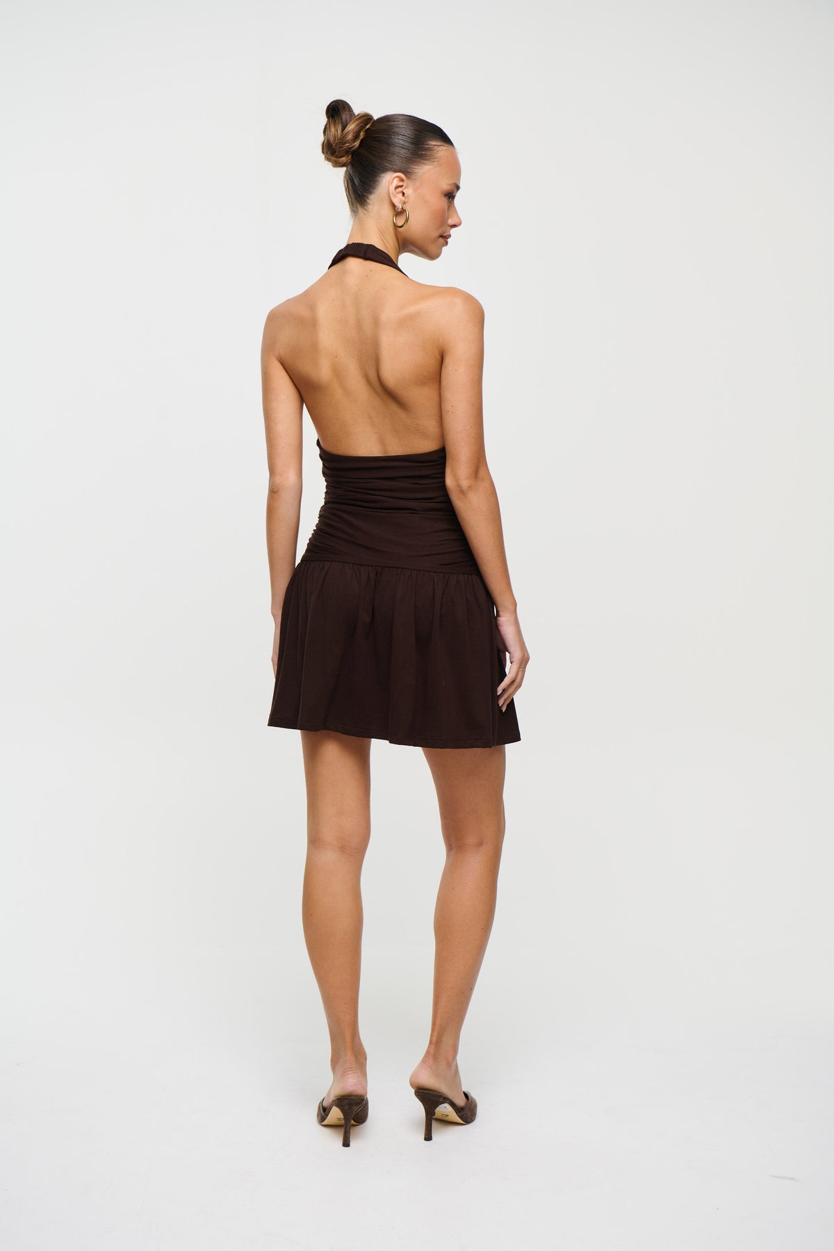Kirsten Mini Dress Choc