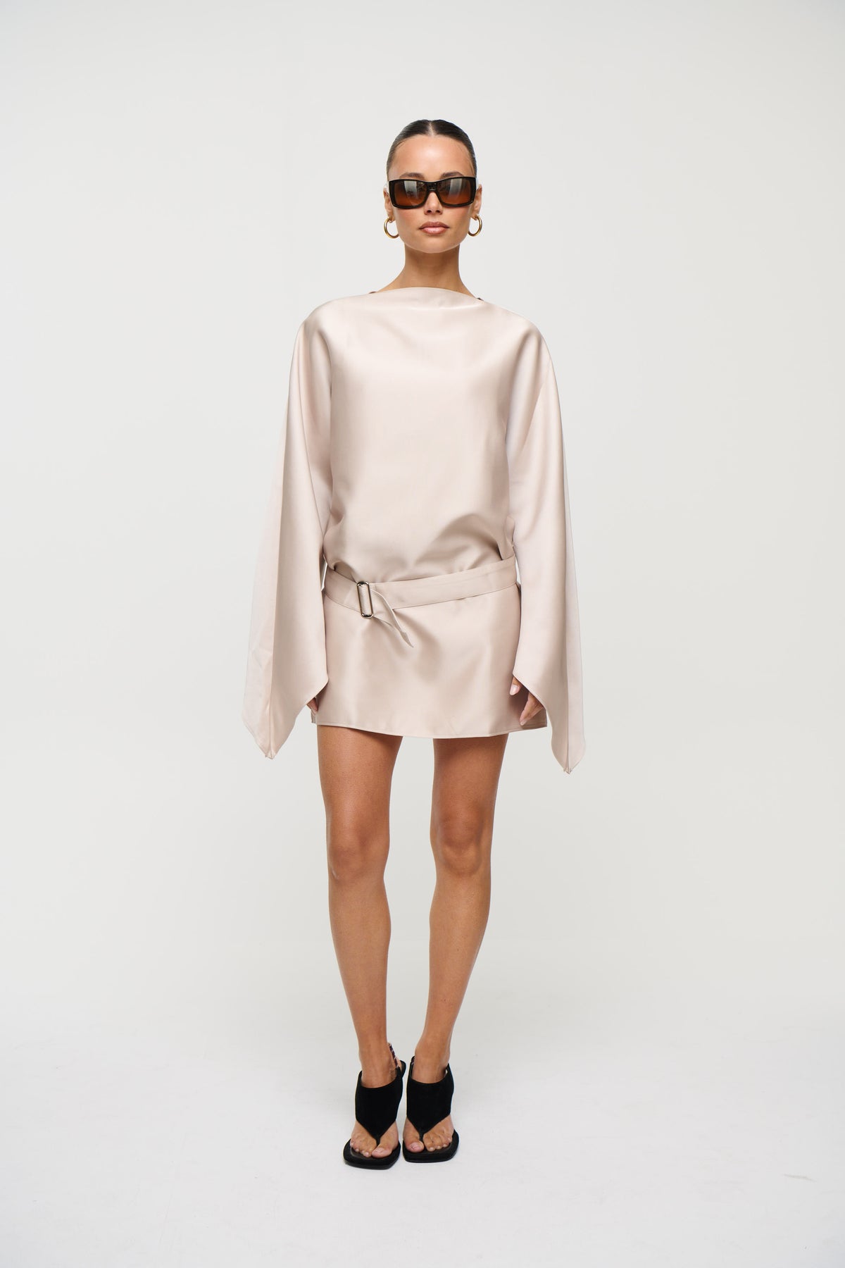 Touch Mini Dress Cream
