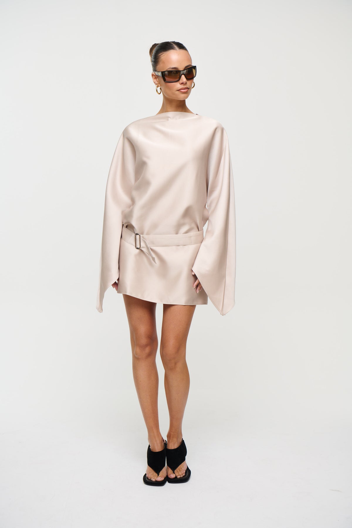 Touch Mini Dress Cream