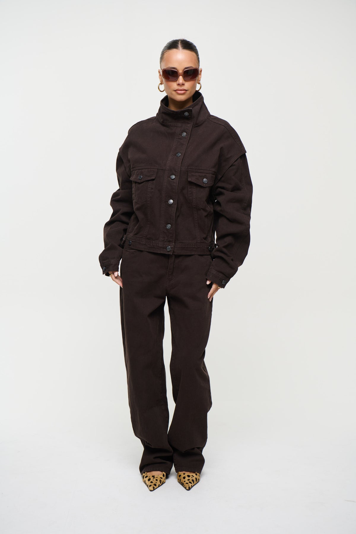 Loren Denim Jacket Java Overdye