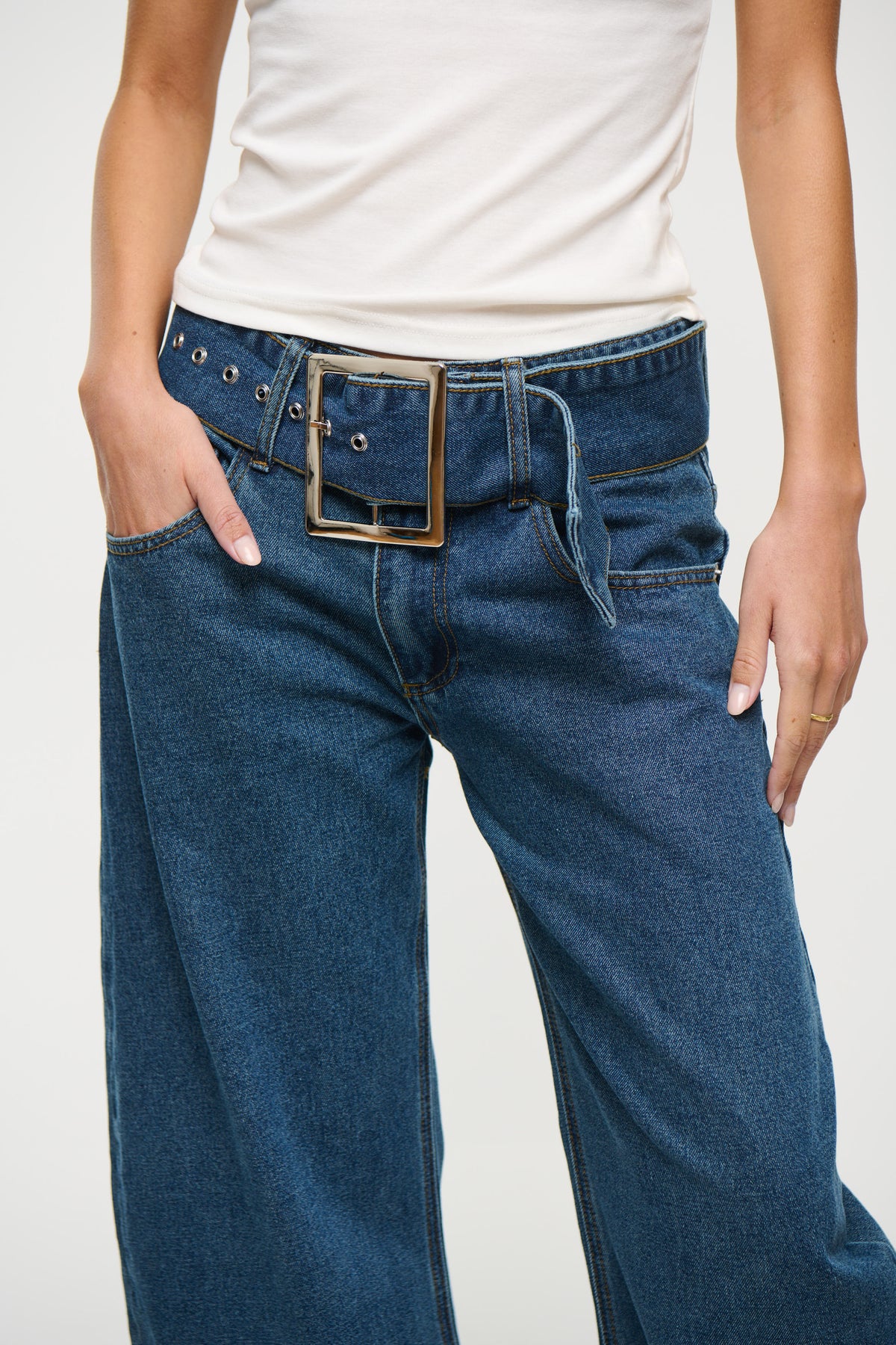 Dynasty Jean Mid Blue