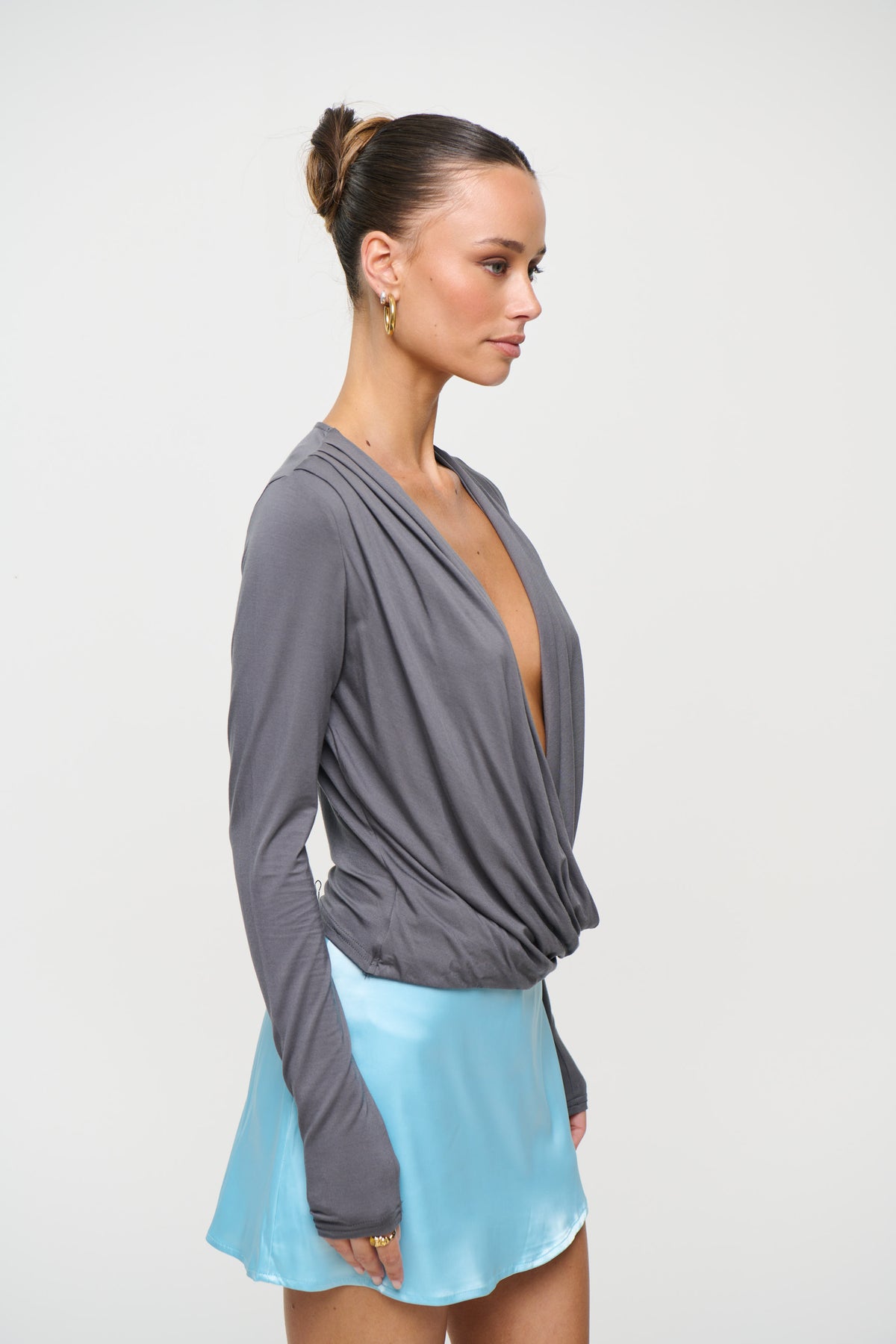 Alara Long Sleeve Dark Grey