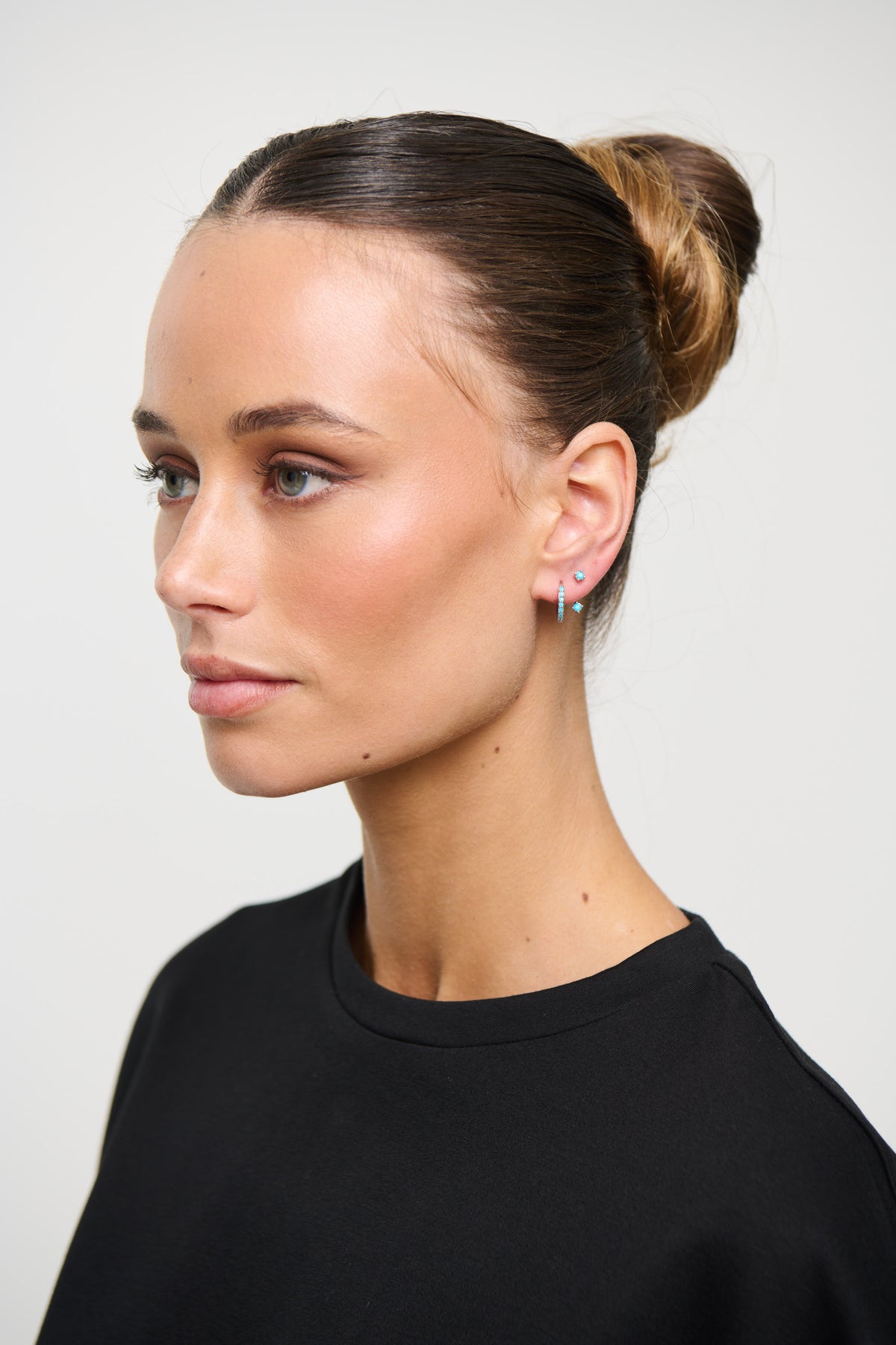 Jamina Stacker Earring Set Sterling Silver