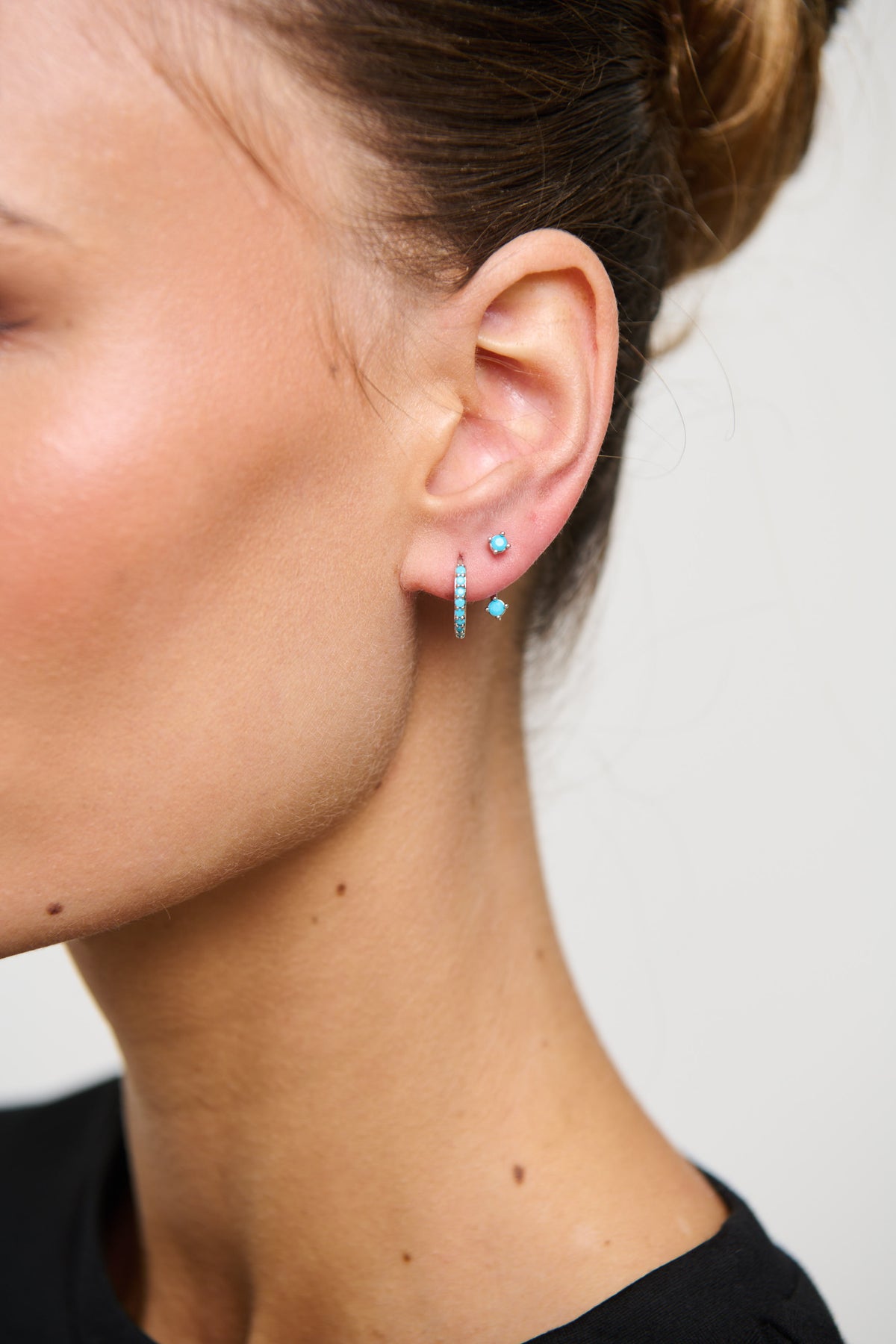 Jamina Stacker Earring Set Sterling Silver