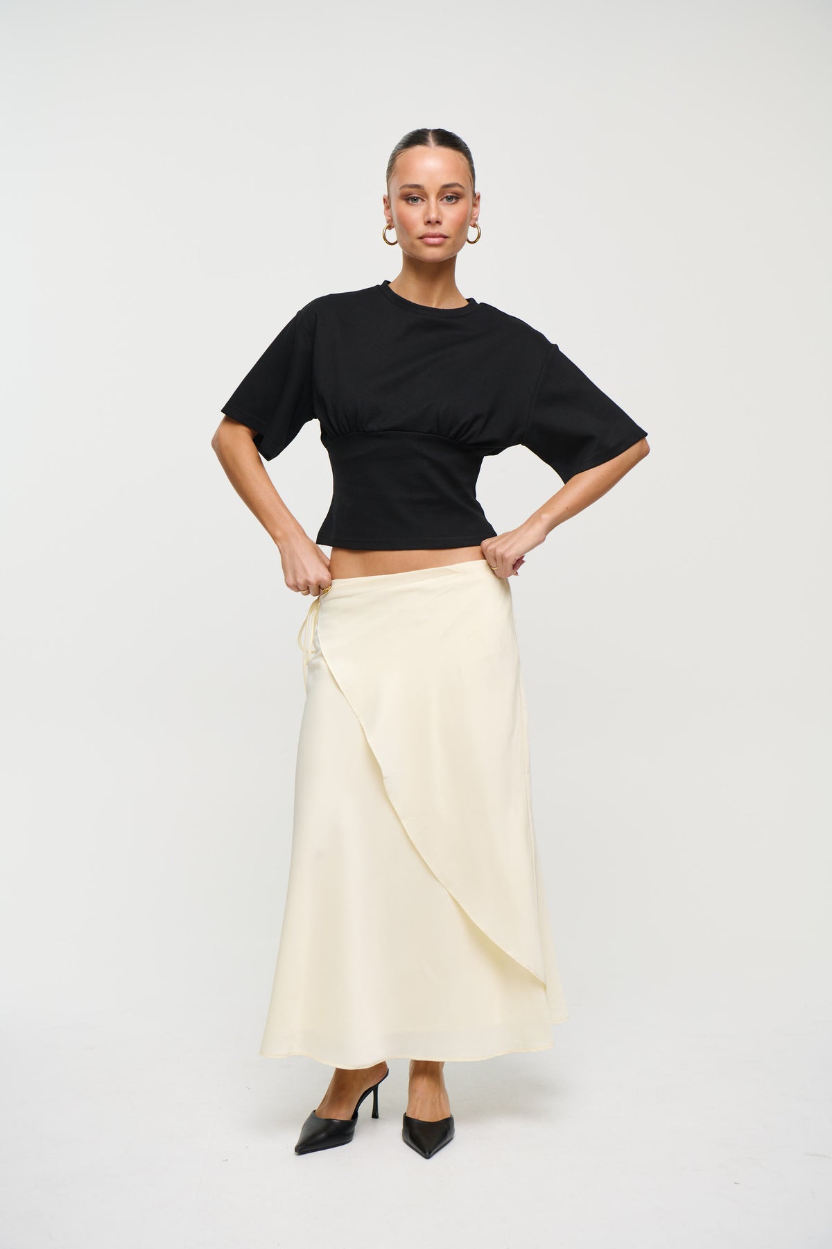 Levi Maxi Skirt Lemon
