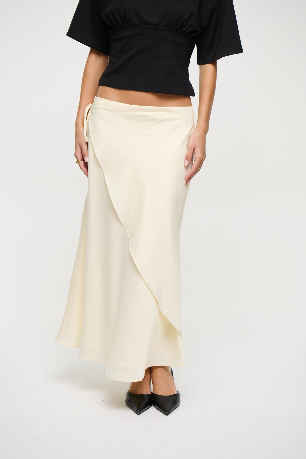 Levi Maxi Skirt Lemon