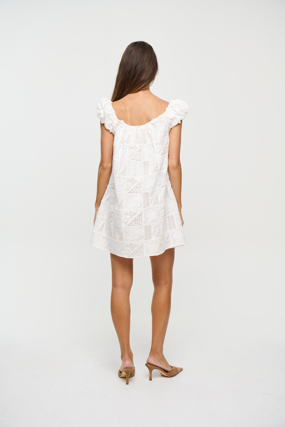 Yuni Mini Dress White