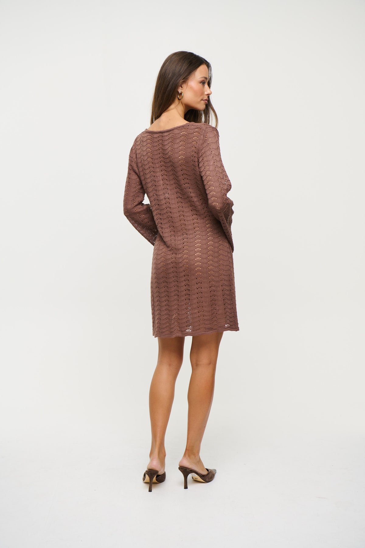 Aria Mini Dress Chocolate