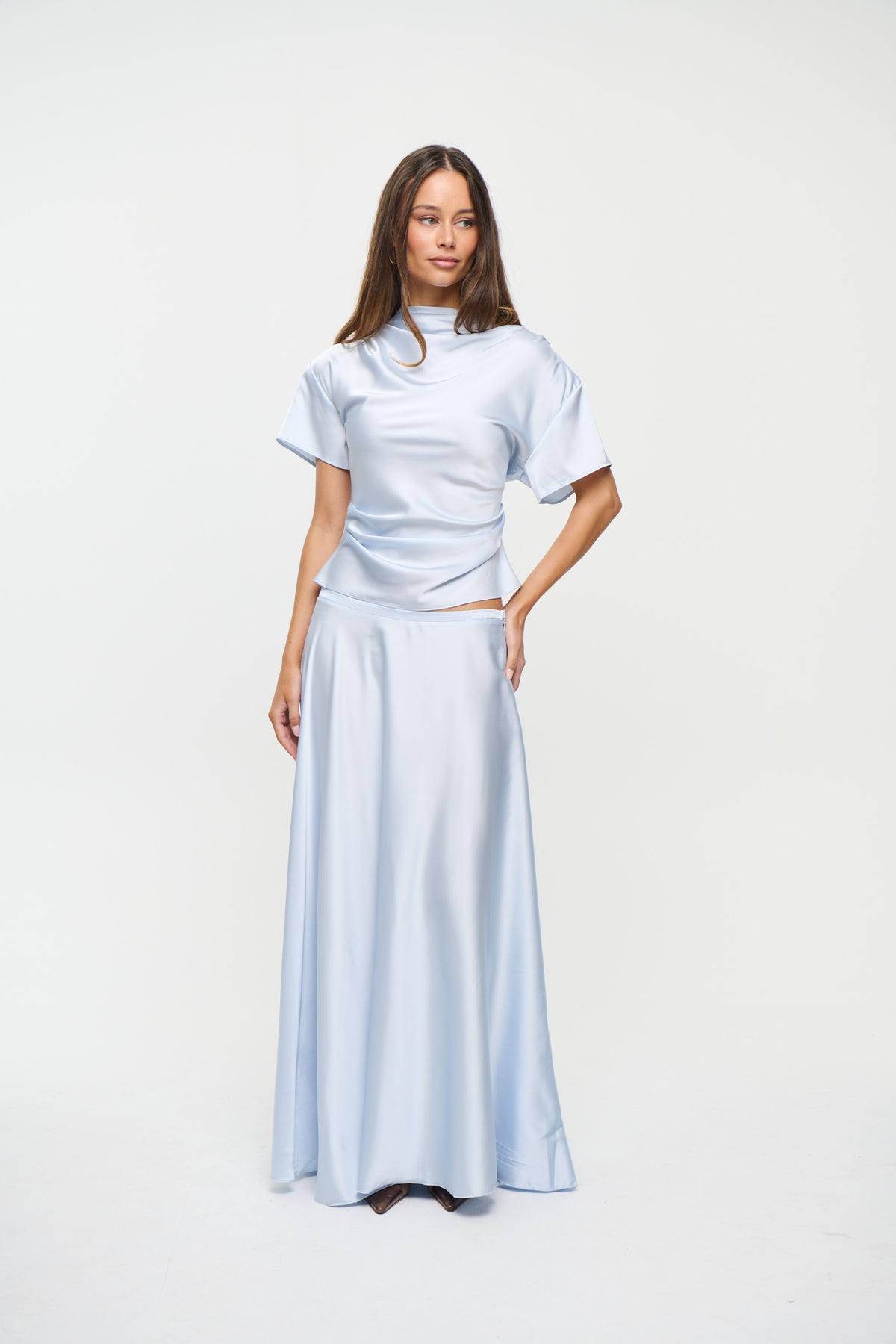 Halcyon Maxi Skirt Blue