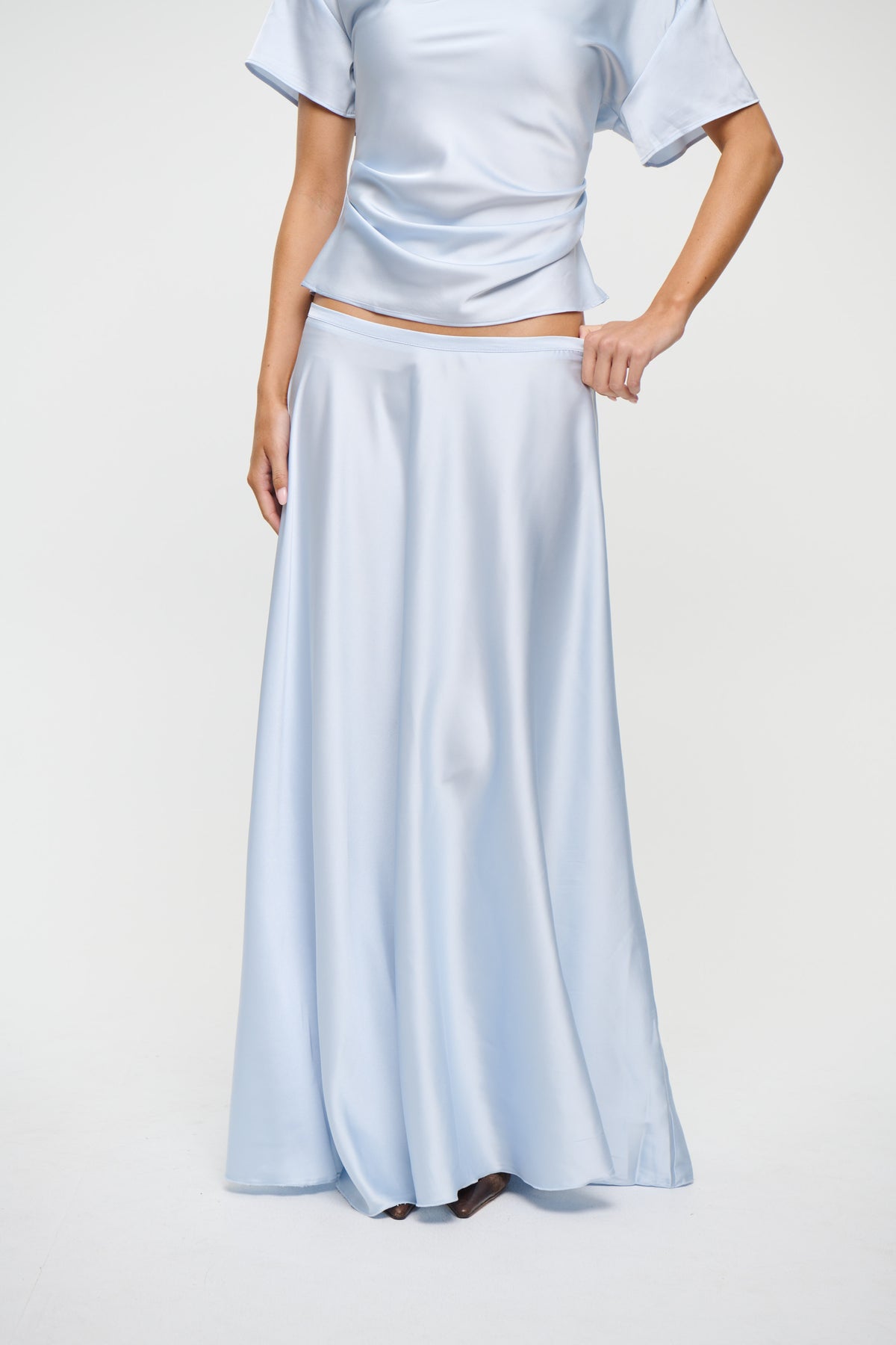 Halcyon Maxi Skirt Blue