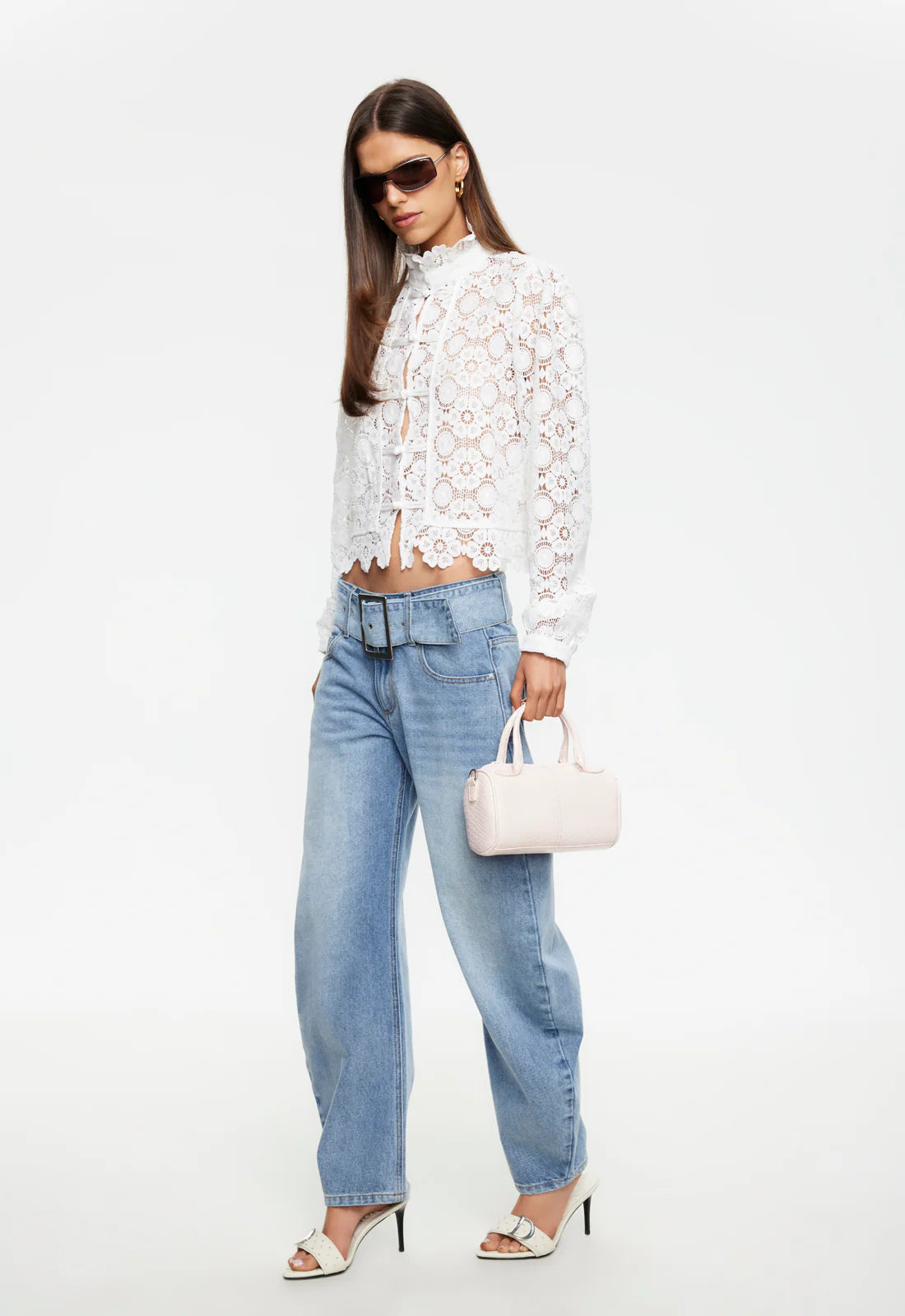 Overtime Blouse Porcelain
