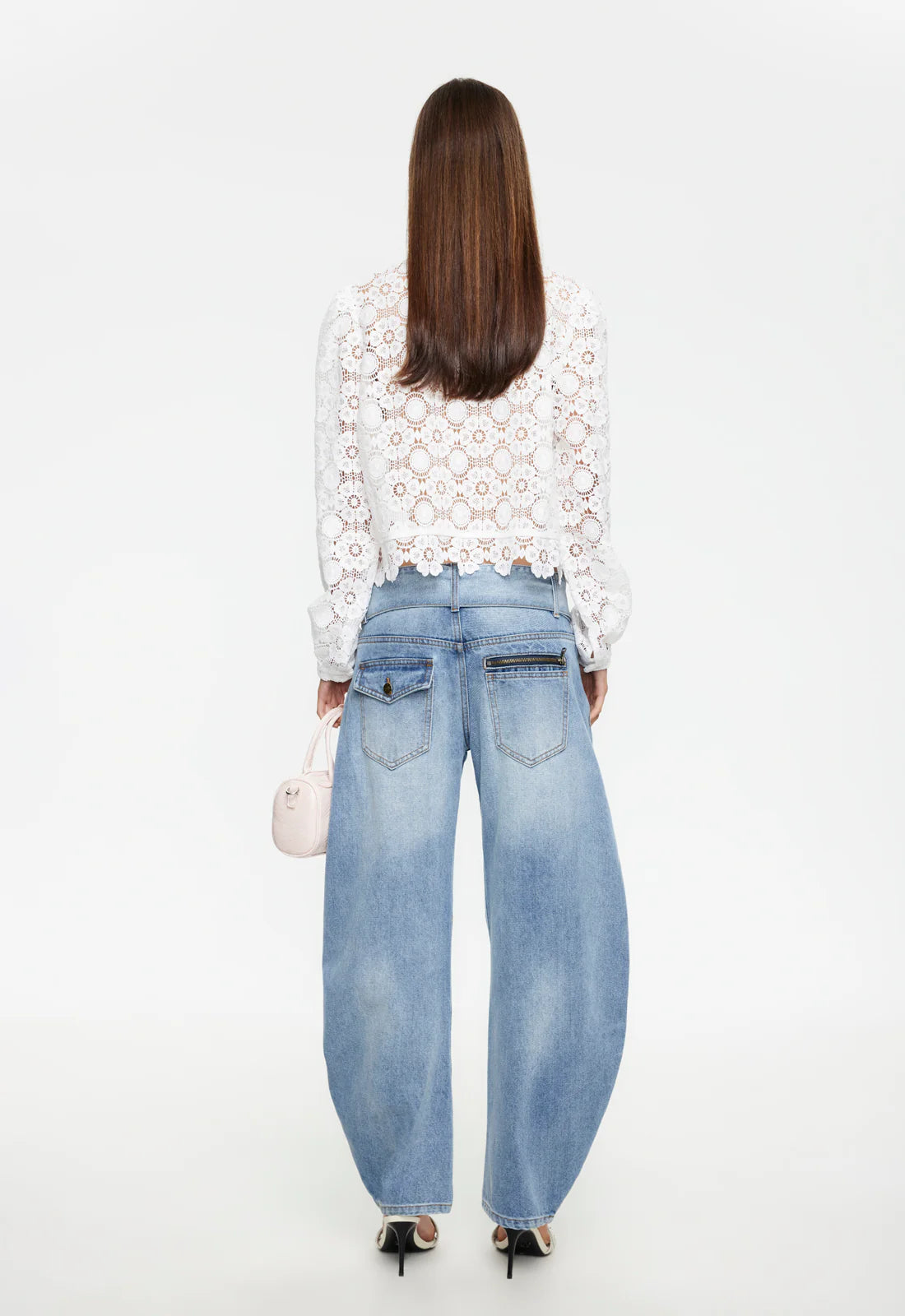 Overtime Blouse Porcelain