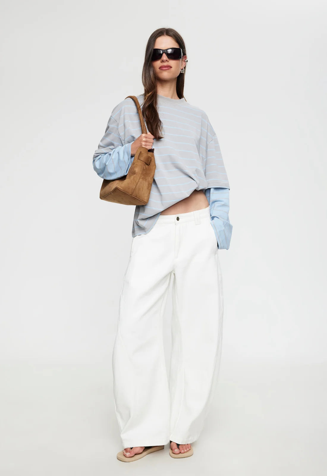 Bottega Shirt Cloudy Sky Stripe