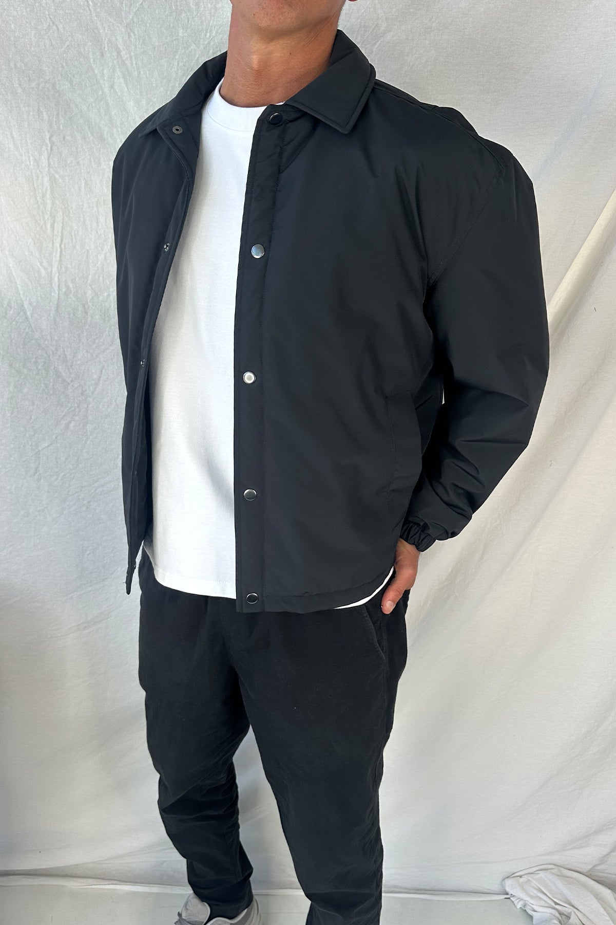 Padded Bomber Black