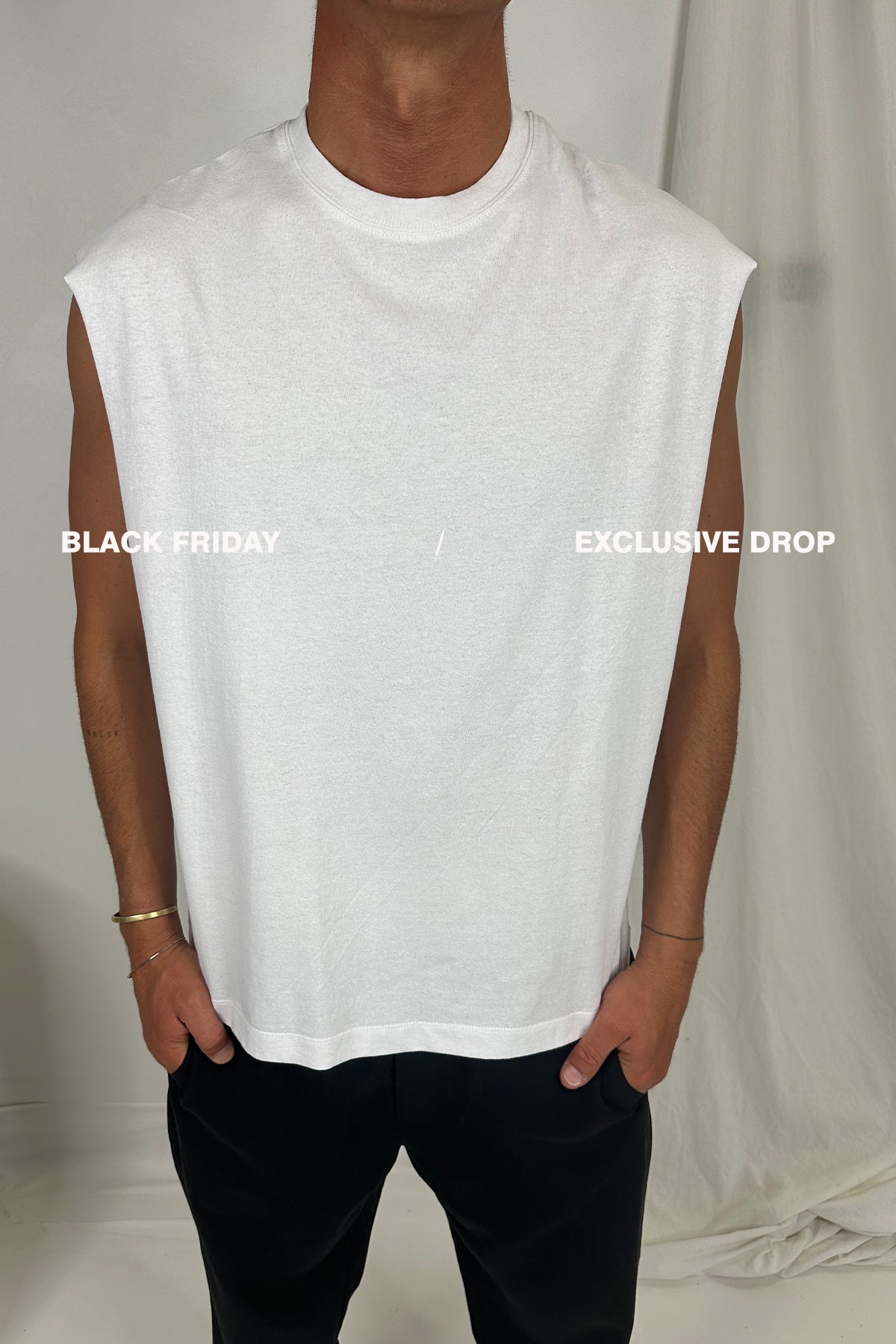 Heavyweight Crew Tank White