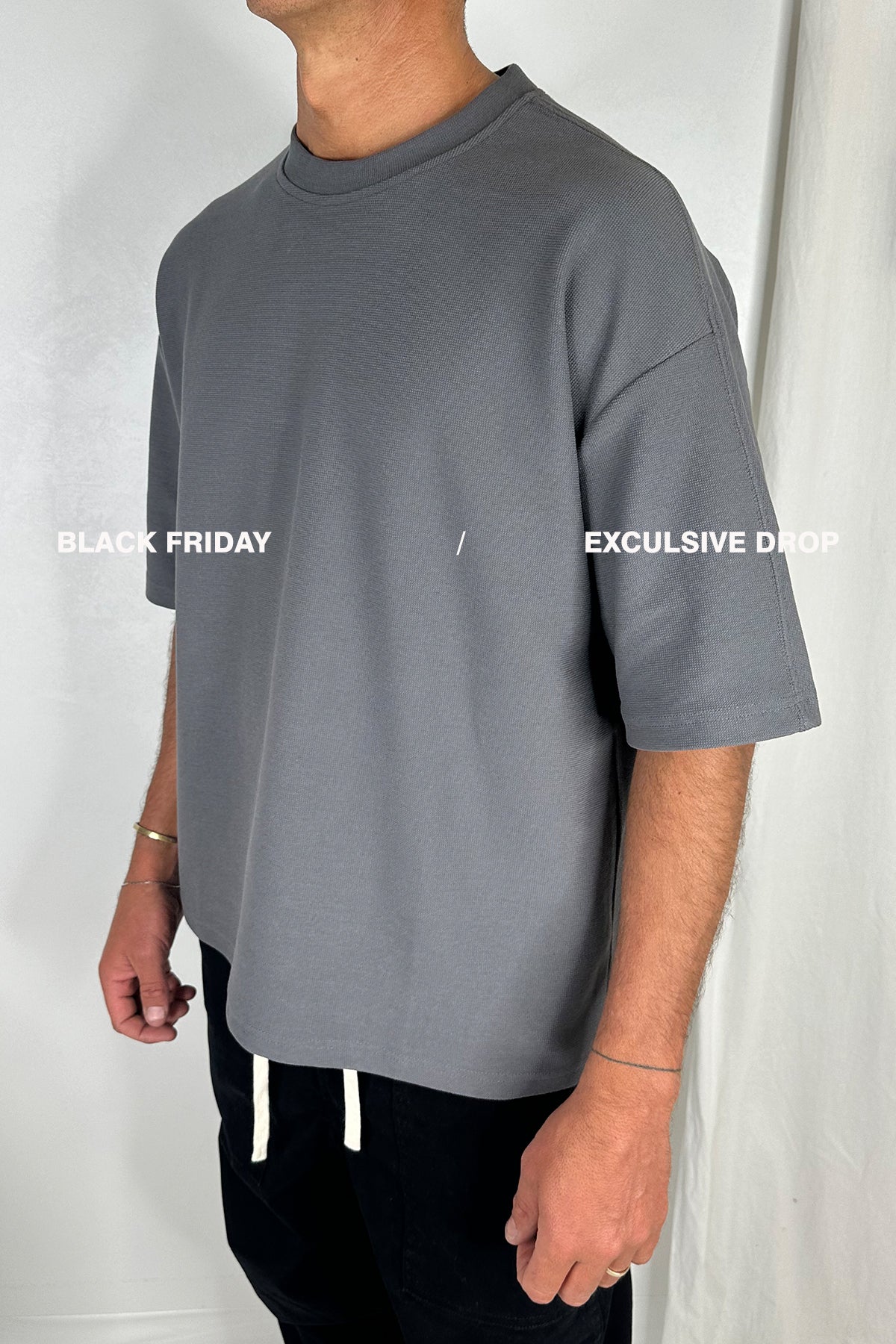 Henry Heavyweight Tee Charcoal