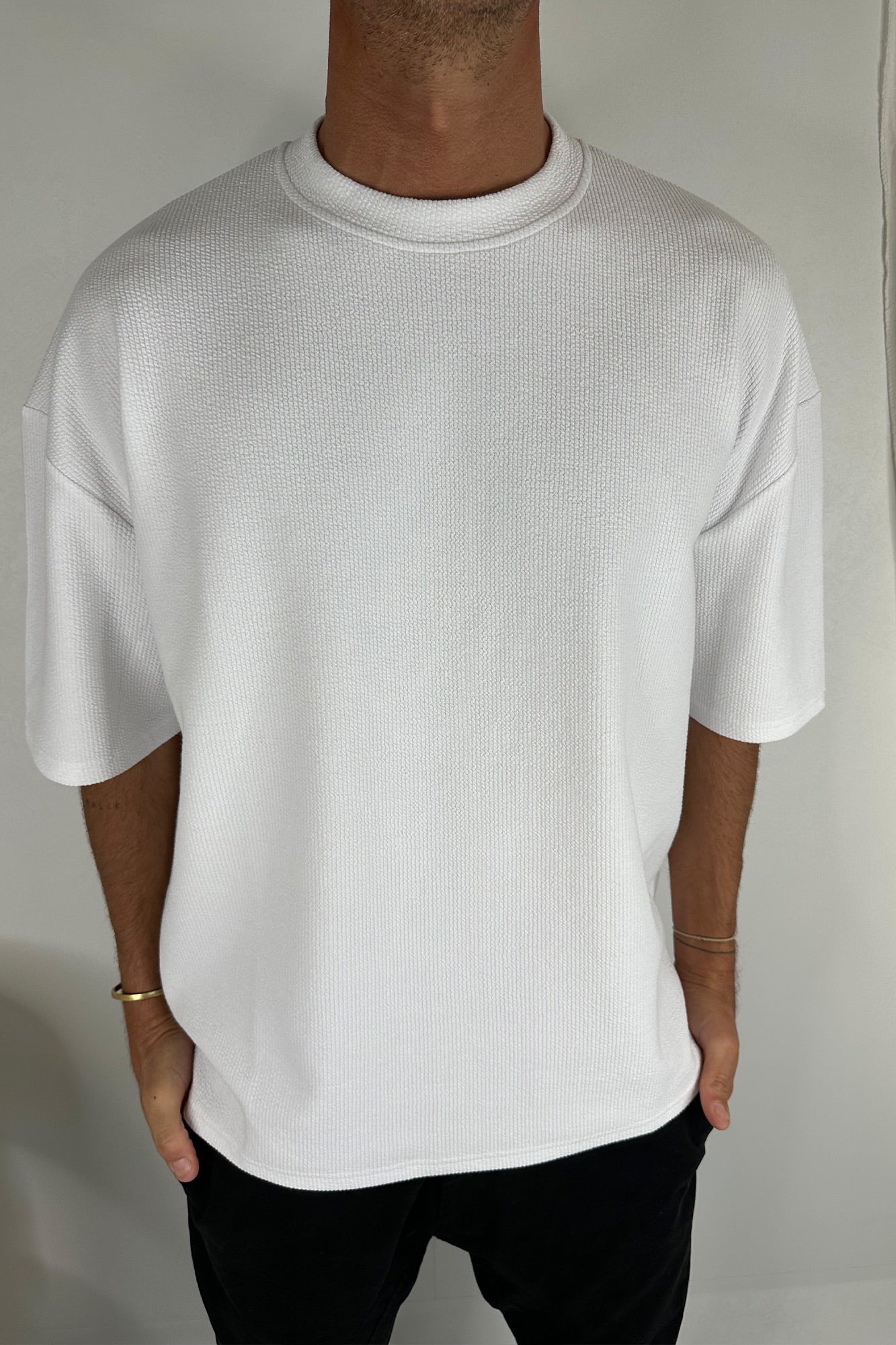 NTH Heavy Ribbed Tee White