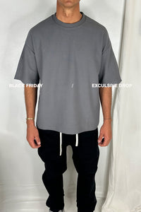 Henry Heavyweight Tee Charcoal