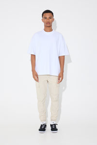 Zip Chute Jogger Off White - SALE
