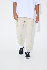 Zip Chute Jogger Off White - SALE