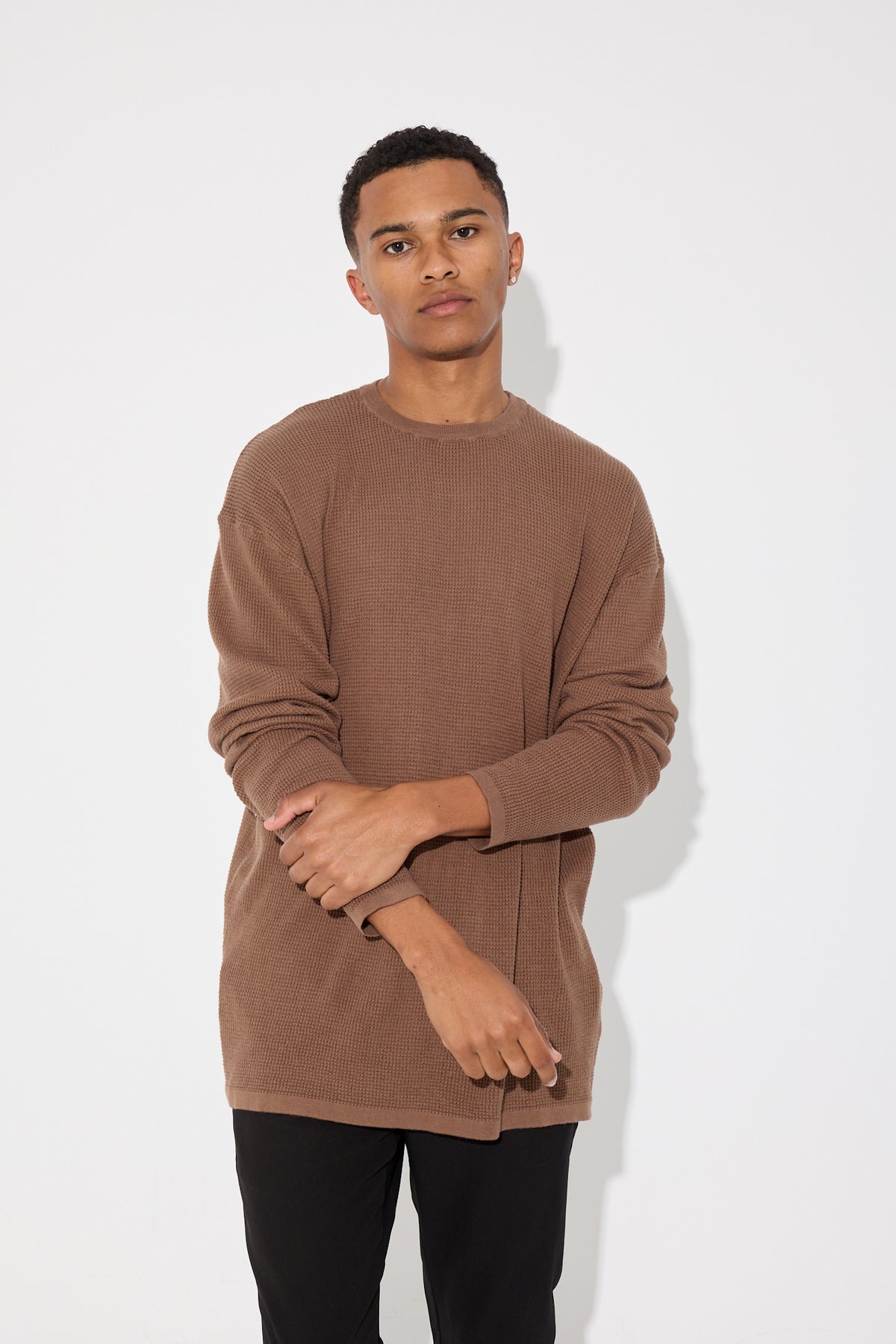 NTH Knitted Long Sleeve Choc - SALE