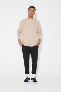 NTH Knitted Long Sleeve Oat - SALE