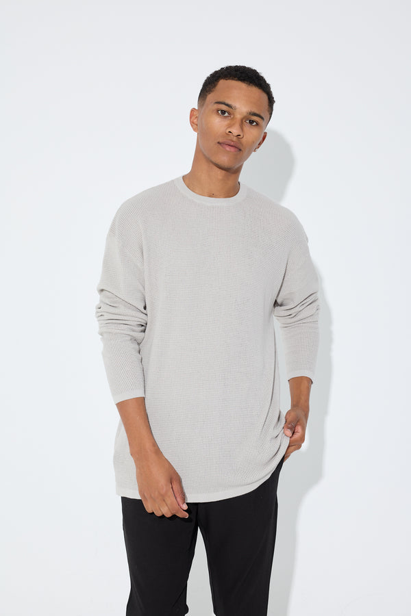 NTH Knitted Long Sleeve Grey - SALE