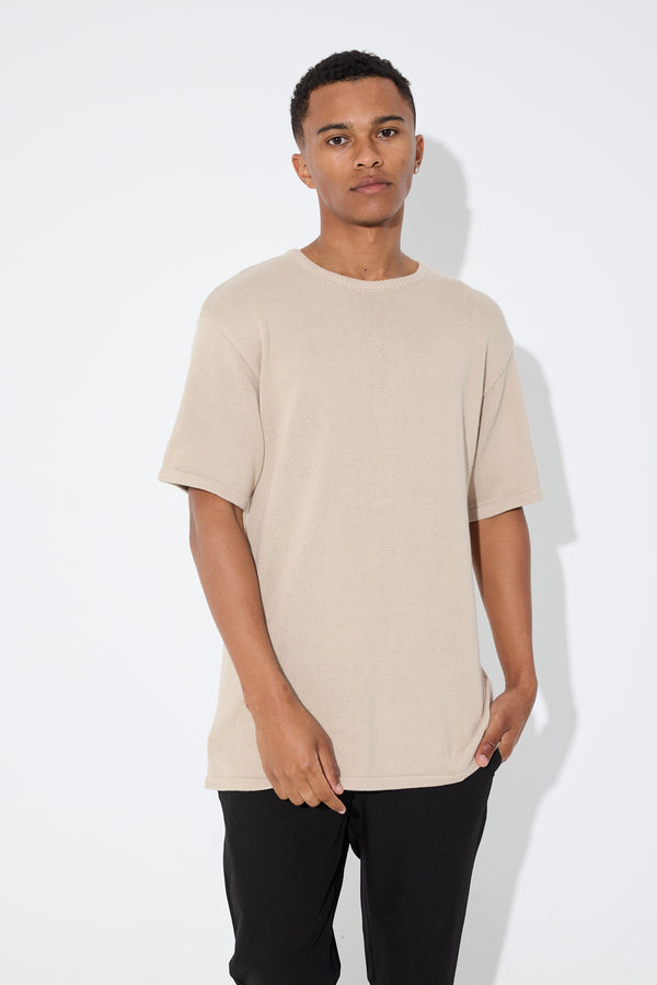NTH Heavyweight Knitted Tee Oat