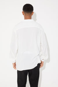 Jase Long Sleeve Shirt White - SALE