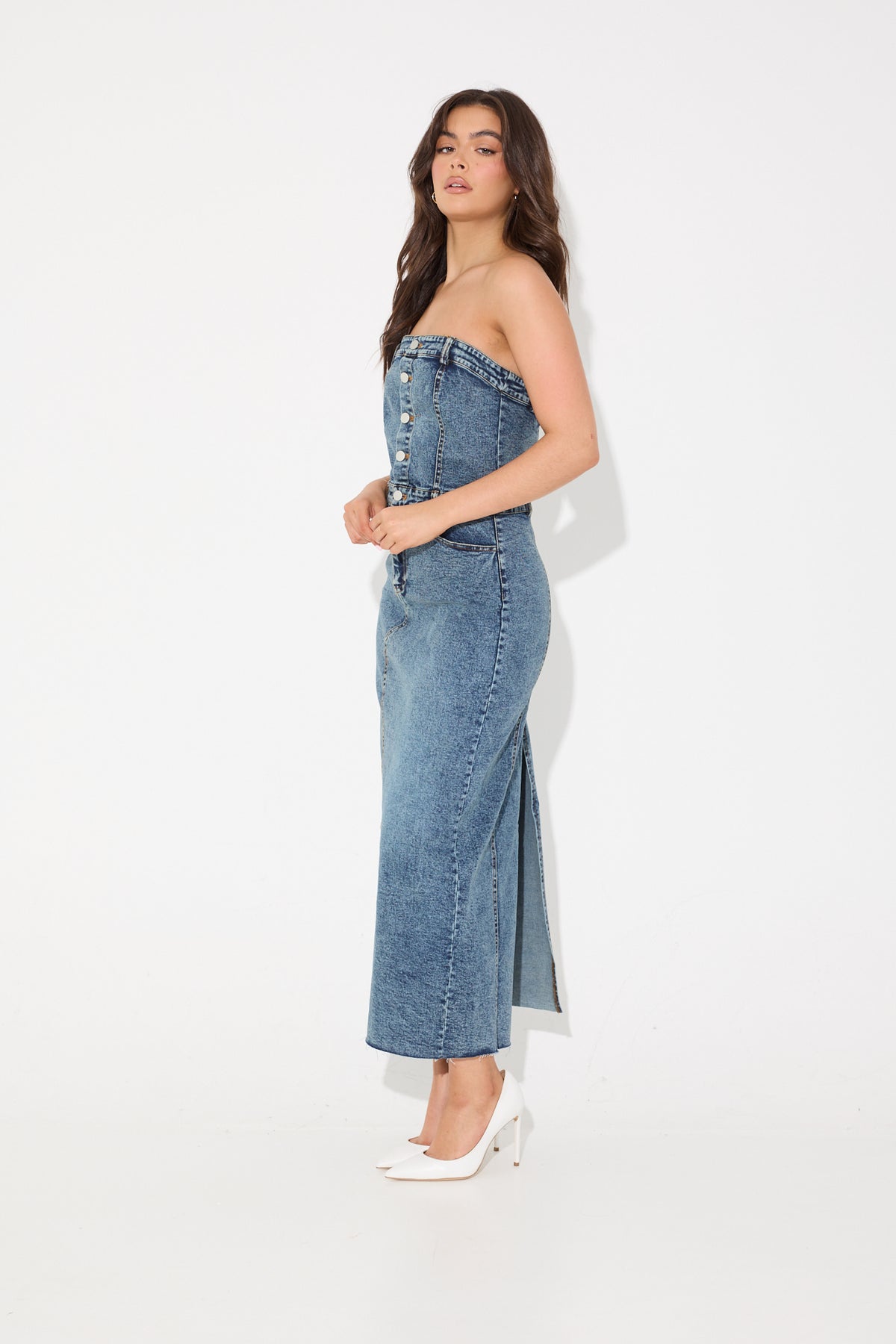 Jenny Midi Blue Denim