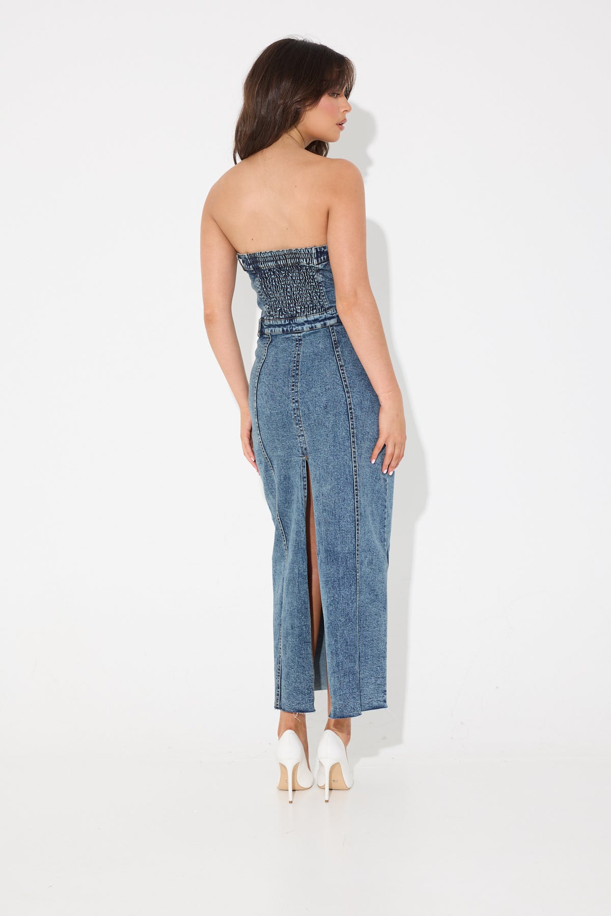 Jenny Midi Blue Denim