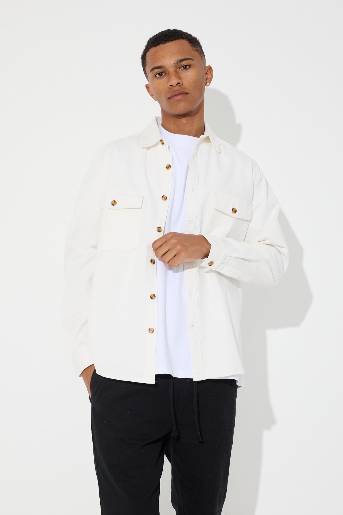 Heavy Overshirt White - SALE