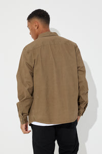 Heavy Overshirt Choc - FINAL SALE