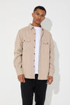Heavy Overshirt Taupe - SALE