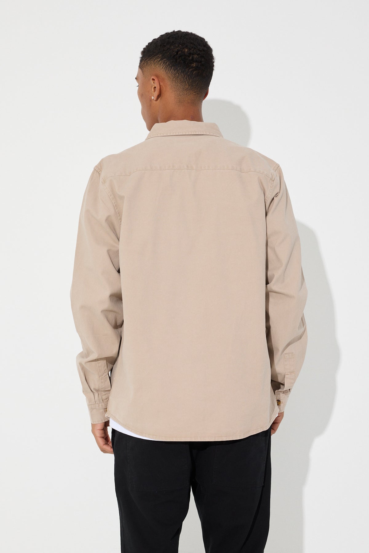 Heavy Overshirt Taupe - SALE