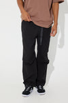 Mick Baggy Toggle Pant Black - SALE