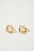 Wave Coil Gold Plated Earrings