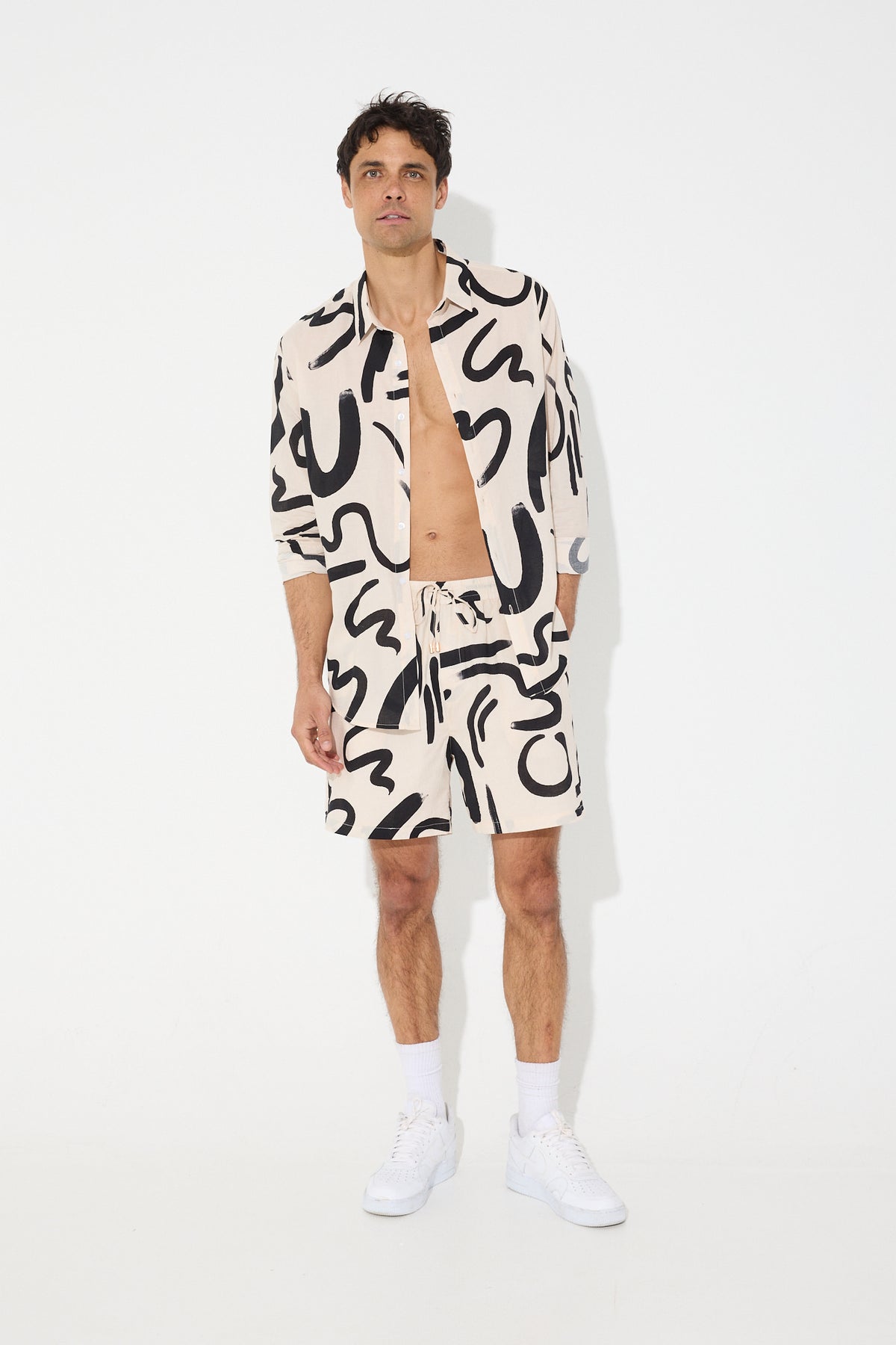 York Long Sleeve Shirt Sand - SALE