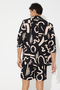 York Long Sleeve Shirt Black - SALE