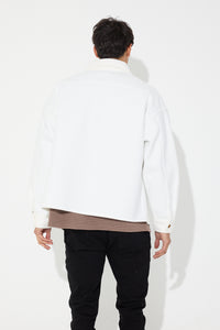 Heavyweight Box Overshirt White - SALE