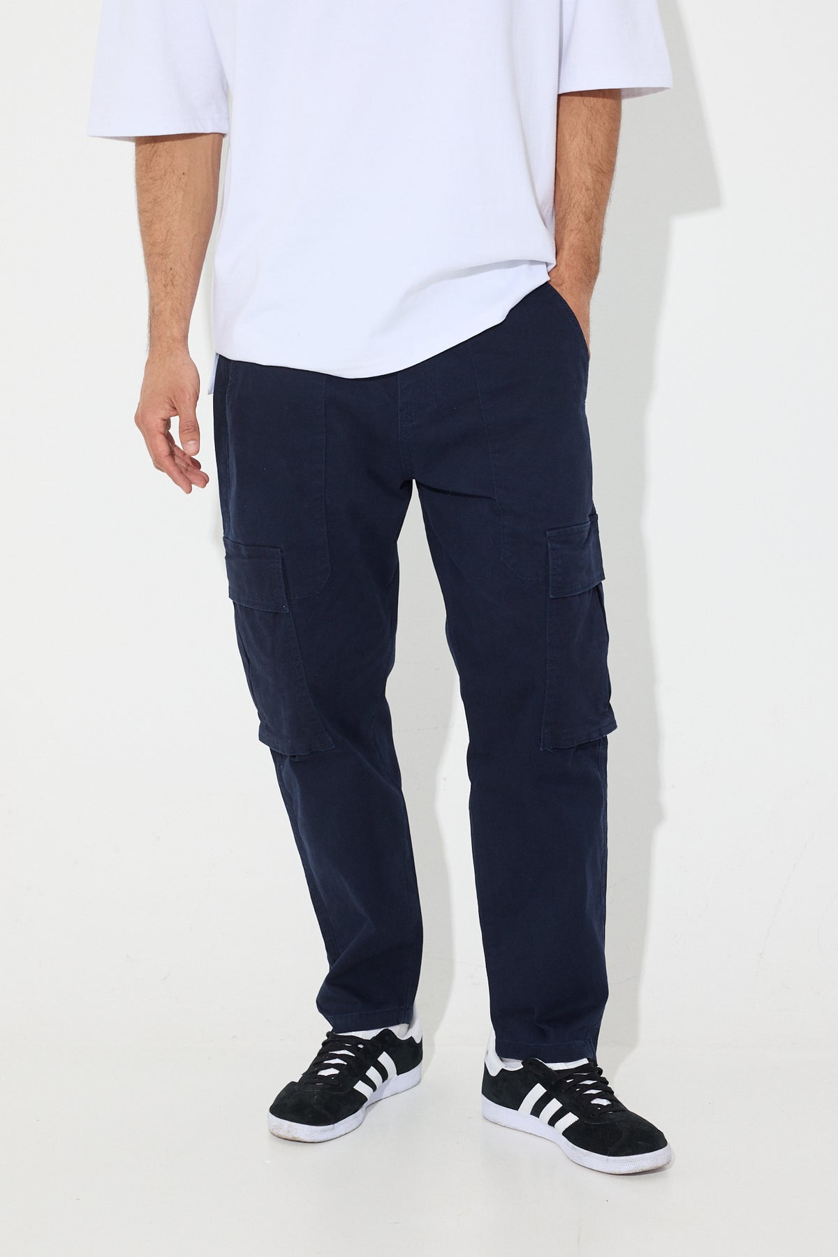 Damien Drop Cargo Pant Navy