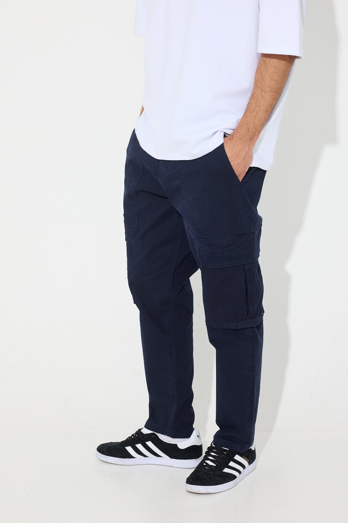 Damien Drop Cargo Pant Navy