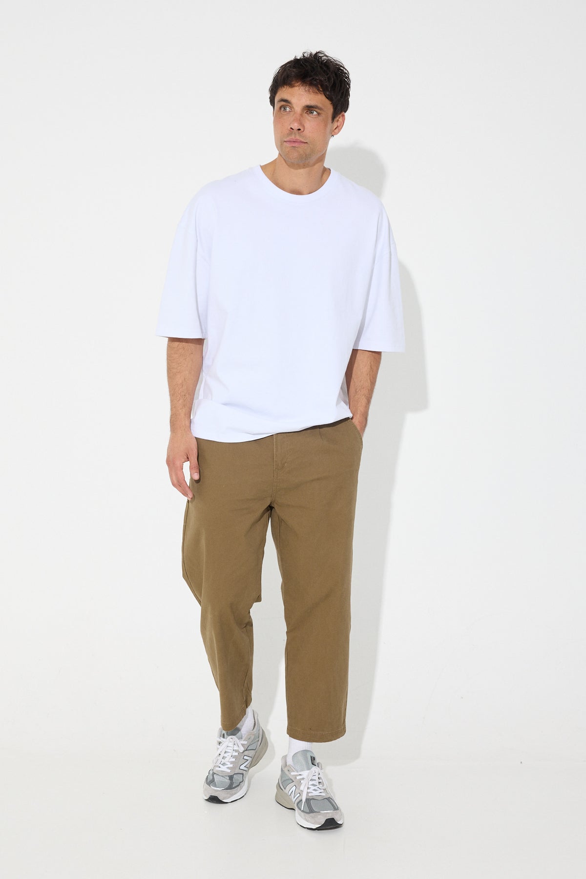 Robbie Ankle Grazer Pant Army - Final Sale