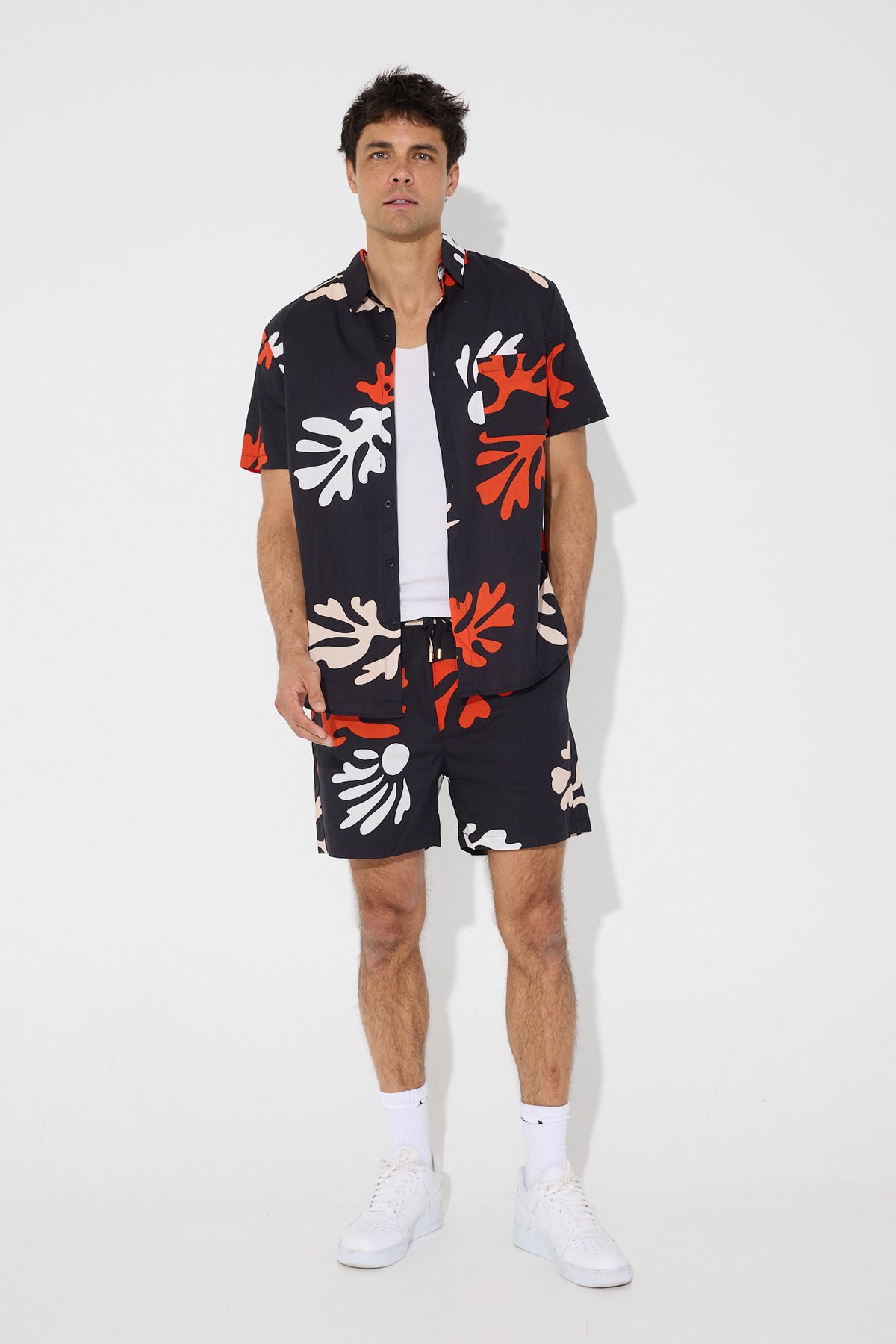Paradiso Shirt Black Floral