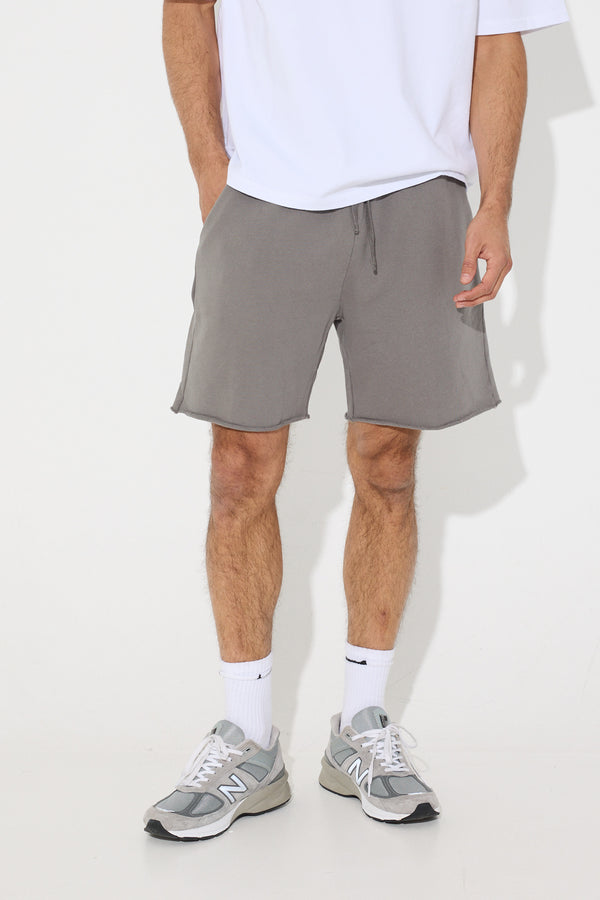 NTH Heavyweight Fleece Short Charcoal
