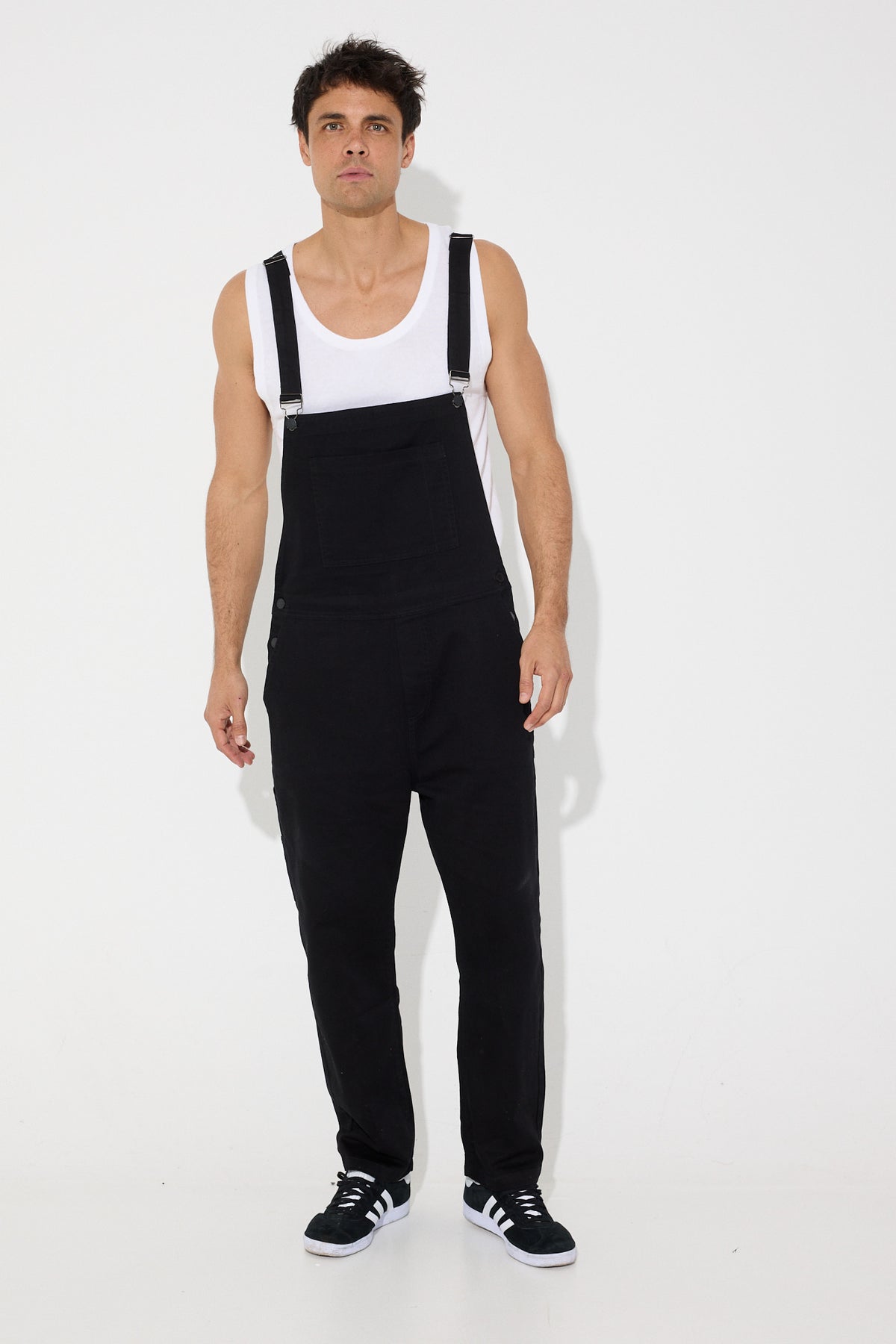 Jason Pocket Overalls Black - FINAL SALE