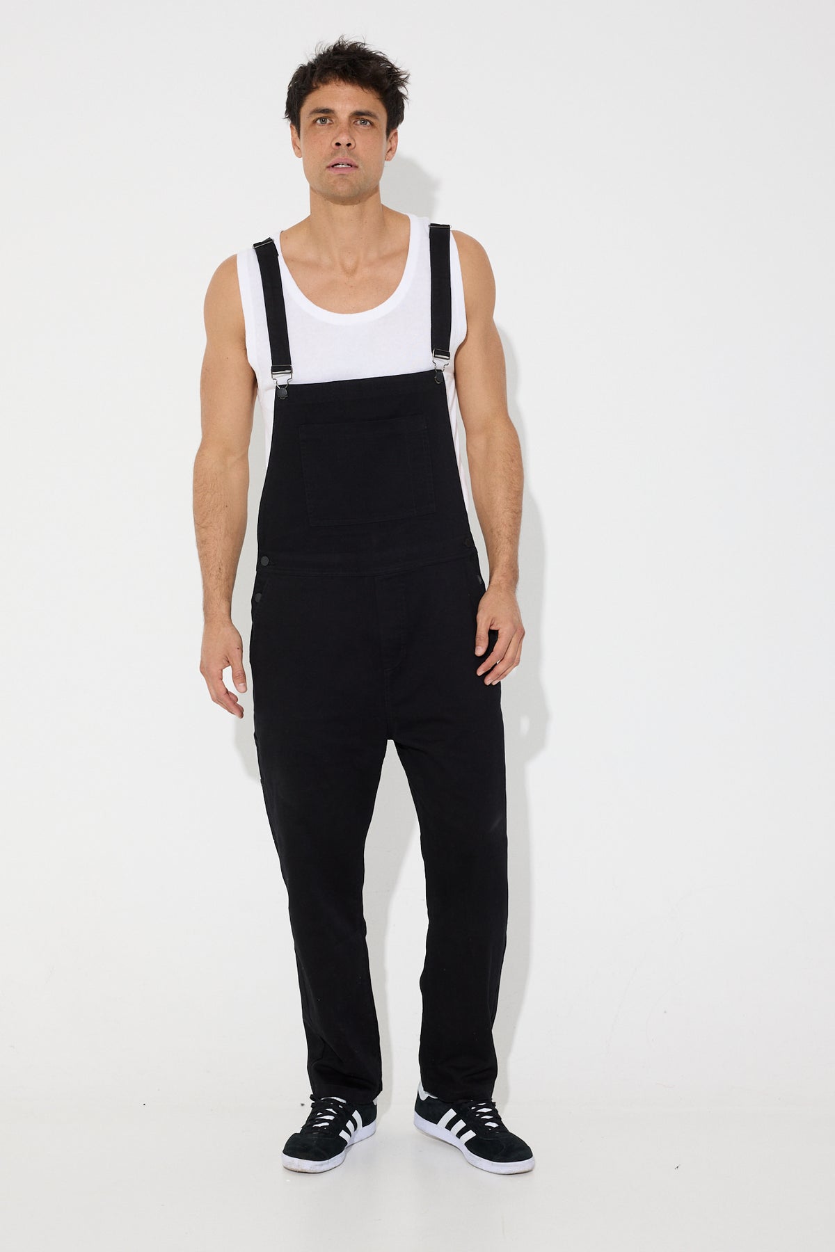 Jason Pocket Overalls Black - FINAL SALE