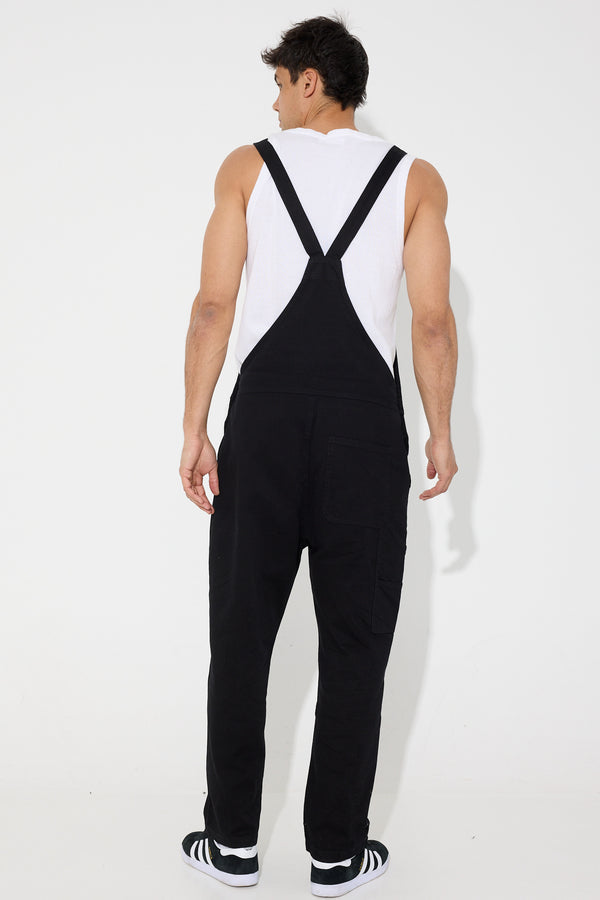 Jason Pocket Overalls Black - FINAL SALE